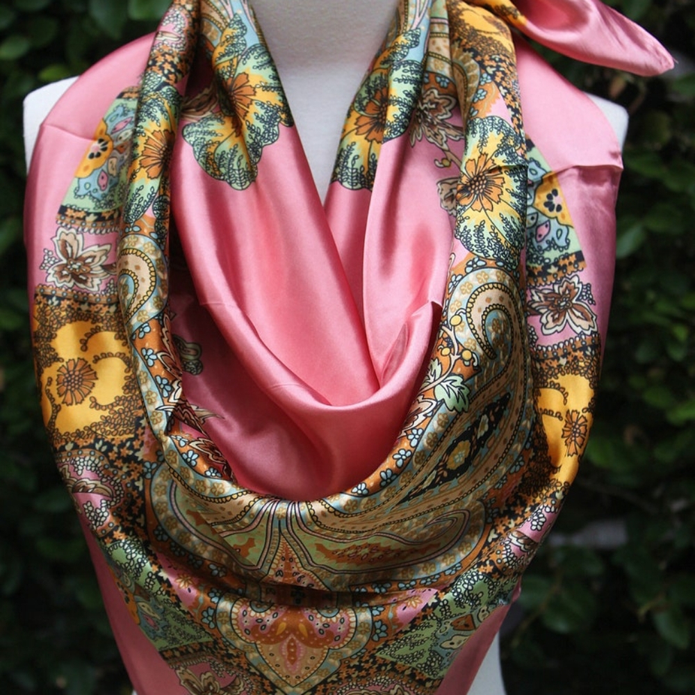 COMING SOON! Pink Pasley Scarf